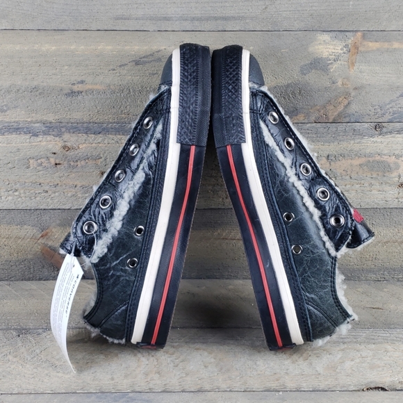 NEW Converse All Star Shearling Ix Leather Slip on - Picture 6 of 8